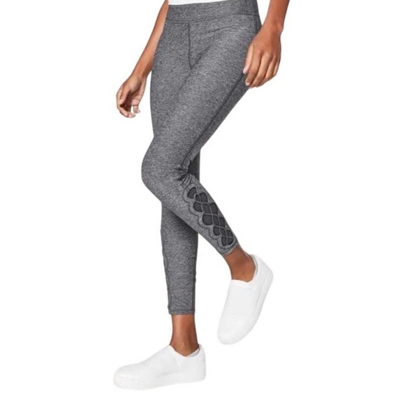 Lululemon Athletica Gray Tied to It Tights Leggings - Picture 1 of 5